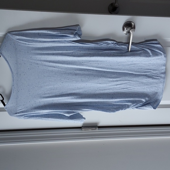 A:Glow xl maternishort sleeve top blue with black dots throughout - Picture 6 of 8